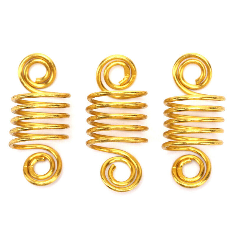 60pcs/Set Hair Braid Dreadlock Beads Braiding Hair Extension Accessories  Gw