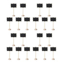 20pcs Mini Chalkboard Small Lace-shaped Blackboard with Stand Message Board