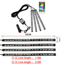 1PCS Car Interior 5050 RGB SMD 72LED 5V LEDS SMD LED Strip Light +APP Controller