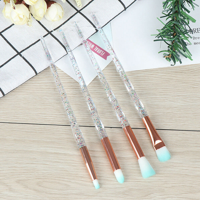 10PCS Diamond Eyeshadow Eyebrow Blending Brush Set Eye Make-up Brush3C