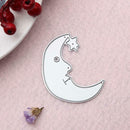 Moon DIY Metal Stencil Scrapbook Embroidery Cutting Die Craft Album Card A