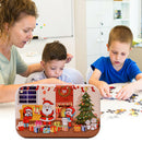 Christmas DIY Puzzle Kids Kindergarten Jigsaw Educational Toys (Fireplace) A