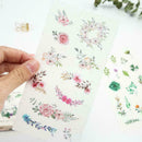 6Sheets Natural Diary Stationery DIY Scrapbooking Adhesive Stickers S2 T8Y4 J4Z1