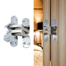 2 x Hidden Cross Hinge Invisible Concealed Hinges Folding Door Hinge D GRH