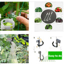 100pcs Greenhouse Trellising Kits Garden Vine Tomatoes Trellis Clips Clamps