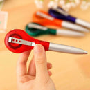 Cute Elescopic Pen Multifunctional Plastic Ballpoint Pen Stationery C8K2