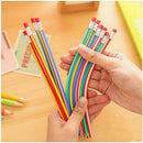 School supplies for children soft and flexible, curved pencil 10 pieces - r X2O7