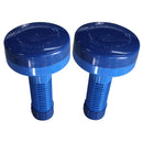 Floating Pool Chlorine Dispenser Adjustable Flow Vents Cap 1inch_Blue Modern