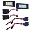 fit for Audi A4 A5 Q5 TT Quattro Error Free 24 LED License Plate Light Lamp Hf