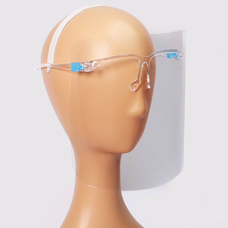 Set of 10 Face  Guard Clear Goggles Face Cover Mouth  Windproof