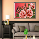 5D DIY Full Drill Diamond Painting Cross Stitch Embroidery Kit (Flower01)