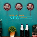 New Retro Creative Beer Cover Hook "SANDY BOTTOM" Character Personality Hoo