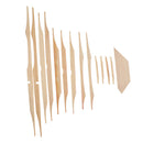 Set Of 12 Acoustic Guitar Ea Brace Wooden Kit For Luthier Guitar Maker DIY