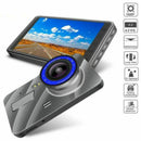 New 4 inch Car DVR Camera Full HD 1080P Dual Lens Video Recorder Parking Mo