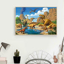 5D DIY Full Drill Diamond Painting Dinosaurs Sky Cross Stitch Embroidery