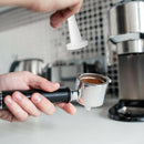 Reusable Coffee Capsule Filter Pod Cup Foil Tamper Set Cafe Bar Gadgets (A)