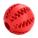 2Pcs Rubber Dog Ball Toys for Pet Tooth Cleaning/Chewing/Playing,IQ Treat Ball