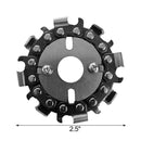 2.5" 8 Tooth AngleGrinder Disc Tooth Chain Saw Carving Best Culpting Tool T6M9