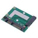 5cm Half Height mSATA Mini PCI-e SSD to 2.5in SATA3 Converter Adapter Card