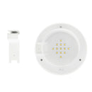 13LED Solar Energy Sink Lamp Pathway Street Lawn Lamp (White White Light)