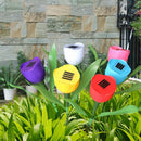 6x Tulip Flower LED Solar Light Outdoor Garden Lawn Decor Lamp (Green)