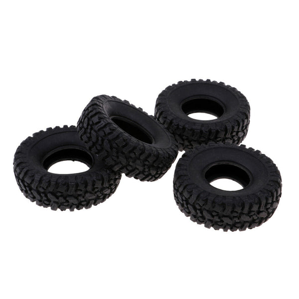 4x Rubber Wheel Tire Tyre for RC Crawler Car WPL B-1/B-24/C-14/C-24/B-16
