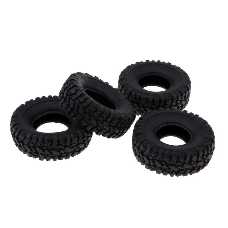 4x Rubber Wheel Tire Tyre for RC Crawler Car WPL B-1/B-24/C-14/C-24/B-16