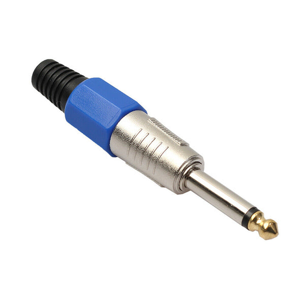 6xMono Sophomore Core Amplifier Microphone Plug 6.35mm Audio Jack Connector #gib
