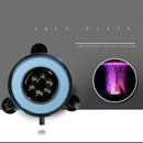 QPL-50 Emery Colorful 6 LED Round Diving Light Aquarium Light Gas Plate Light