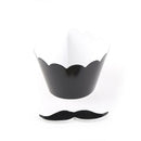 12sets Mustaches Lips Cupcake Wrappers Toppers For Party Birthday Decoratio JR