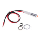 Car Truck 12V 10mm Yellow LED Dash Panel Indicator Warning Light with Wrie