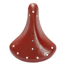 Classic Leather Bicycle Seat Bikes Comfortable Seat Riding Brown Seats