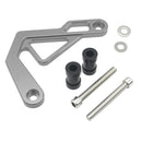 Gray Motorcycle Front Brake Caliper Guard Cover Protector, CNC Aluminum, with