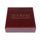 Wooden Coin Display Case Storage Box For 1 Coin of 40mm, with Coin Gaskets