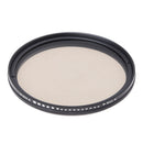 Adjustable Fader ND Filter ND2 to ND400 for 67mm Neutral
