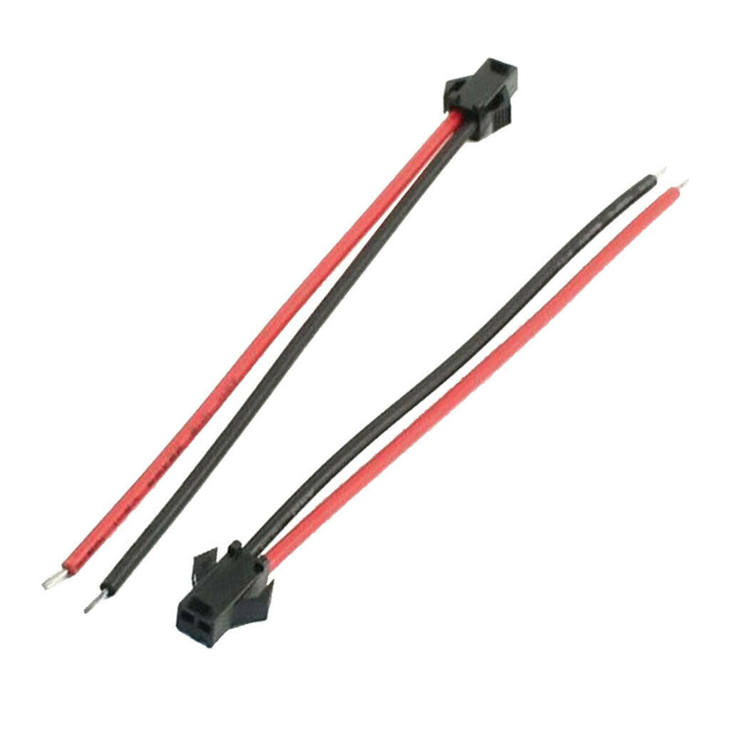 10 Pairs JST 2 Pin Male Female Connector Plug 15CM Wires Cables for RC Car Drone