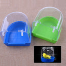 Parakeet Hanging Bathtube Clean Parrot Water Cage Bowl Bird Bath Accessory
