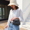 New Fashion Handbags Trend Line Multi-Rivet Ladies Shoulder Bag Wild Messen