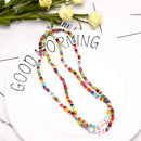 Boho Women Choker Letter Colorful Beads Chain Women Charm Necklace Jewelry Gi BX