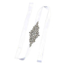 Crystals Rhinestone Headband with Ribbon Headpiece Hair Accessory for Women