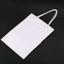 gift Paper Bag With Handle for Birthday Party White 18*14*25CM M1Q7