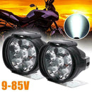 Car Motorcycle Headlight Spot Fog Lights 6 LED Front Head Waterproof New U3 T3I8