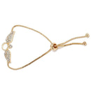 Crystal Angel Wings Bracelet Fashion Chain Bracelet Ladies Jewelry Gifts