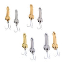 4pcs Spoon Fishing Lures Sequins Lures Metal Baits High quality durable Suitable