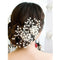 Flower Wedding Hair Pins Bridesmaid Crystal Diamante Pearls Bridal Clips Grip Gw