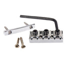 Electric Guitar String Retainer Bar + Locking Nut String Lock Chrome