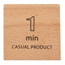 1 pcs wood + glass + sand 1 minute small square Timing hourglass 9 * 4.5 *  V2K7