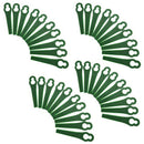 100 Plastic Lawnmower Strimmer Trimmer Blade Green For Bosch ART23 Accutrim
