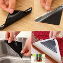 4 pcs Rug Carpet Mat Grippers Non Slip Anti Skid Reusable Silicone Grip Pads AU