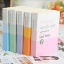 Mini Pocket Notebook Portable English Words Book Review Learning Note Memo Books